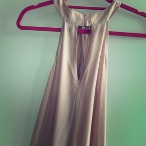 Lush sleeveless blouse—blush color